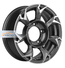 Khomen Wheels 5,5x15/5x139,7 ET5 D98,5 KHW1505 (Lada NIVA 4x4) Gray-FP