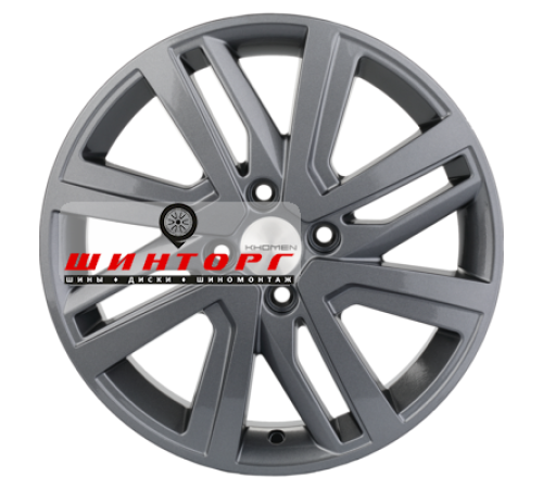 Купить диски Khomen Wheels 6x16/4x100 ET46 D54,1 KHW1609 (Rio II/Solaris II) Gray от производителя Khomen Wheels в Казани