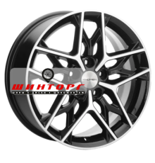 Khomen Wheels 7x17/5x108 ET50 D63,35 KHW1709 (Ford C-Max) Black-FP