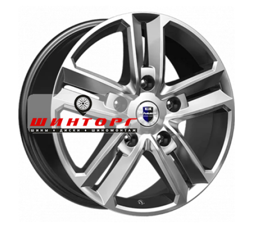 Купить диски K&K 8x18/5x114,3 ET45 D66,1 Backfire (КС763M) Дарк платинум от производителя K&K в Казани