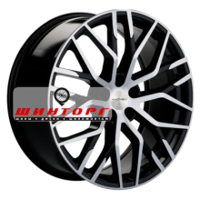 Khomen Wheels 8,5x20/5x108 ET46 D63,4 KHW2005 (Tugella) Black-FP