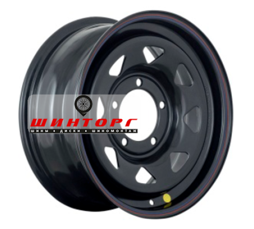 Купить диски Off-Road Wheels 7x16/5x139,7 ET15 D110 УАЗ (треуг. мелкий) Черный от производителя Off-Road Wheels в Казани