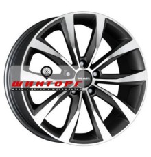 MAK 7x17/5x98 ET41 D58,1 Wolf Gunmetal Mirror Face