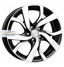 K&K 6,5x16/5x114,3 ET40 D67,1 Палермо (КС607) Алмаз черный