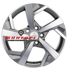 Khomen Wheels 7x17/5x112 ET43 D57,1 KHW1712 (Karoq/Octavia/Passat/Tiguan) Gray-FP