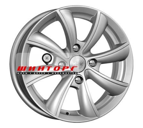 Купить диски K&K 6x15/4x100 ET45 D54,1 Бриз-оригинал (КС611) Дарк платинум от производителя K&K в Казани