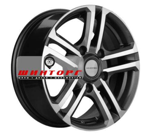 Купить диски Khomen Wheels 6,5x16/5x139,7 ET35 D98,5 KHW1602 (Niva 4x4 Bronto) Gray-FP от производителя Khomen Wheels в Казани