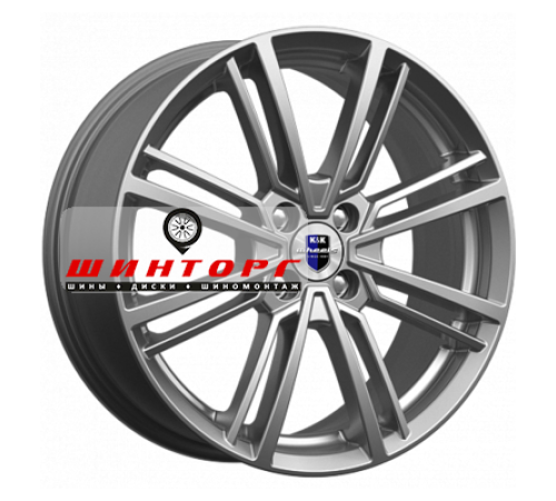 Купить диски K&K 7x17/4x100 ET41 D60,1 Эрфурт (КС903) Дарк платинум от производителя K&K в Казани