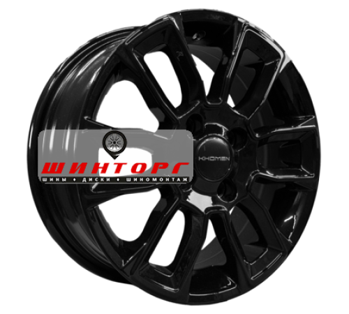 Купить диски Khomen Wheels 5,5x14/4x100 ET43 D60,1 KHW1406 (Toyota Corolla) Black от производителя Khomen Wheels в Казани