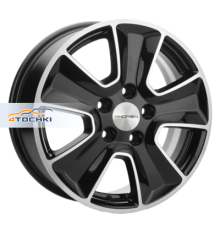 Khomen Wheels 6,5x16/5x114,3 ET45 D54,1 KHW1601 (Geely Atlas Pro) Black-FP