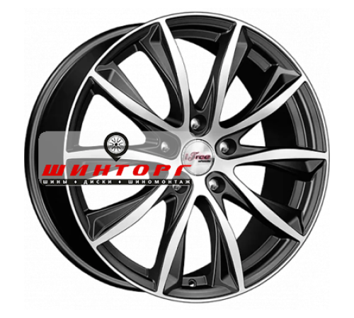 Купить диски iFree 7,5x18/5x114,3 ET37 D66,6 Каzантип (КС684М) Блэк Джек от производителя iFree в Казани
