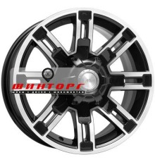 K&K 7,5x16/6x139,7 ET30 D100,1 Полюс (КС609M) Алмаз черный