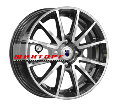 Купить диски K&K 5,5x14/4x100 ET38 D60,1 Квант (КС960) Алмаз черный от производителя K&K в Казани