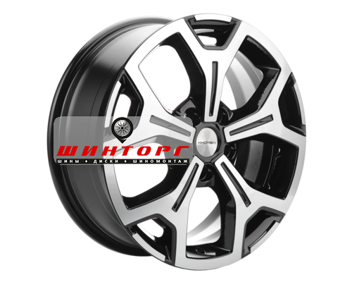 Купить диски Khomen Wheels 6,5x17/5x120 ET55 D65,1 KHW1710(2) (VW Transporter) Black-FP от производителя Khomen Wheels в Казани