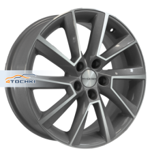 Khomen Wheels 6x16/5x100 ET40 D54,1 KHW1604 (Prius) F-Silver-FP