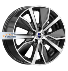 K&K 6,5x16/5x114,3 ET40 D67,1 Гамбит (КС961) Алмаз черный