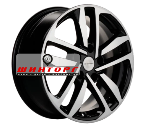 Купить диски Khomen Wheels 6,5x16/5x100 ET39 D57,1 KHW1612 (Polo) Black-FP от производителя Khomen Wheels в Казани