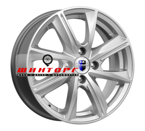 Купить диски K&K 6x15/4x100 ET50 D60,1 Арнар-оригинал (КС890) Сильвер SK от производителя K&K в Казани