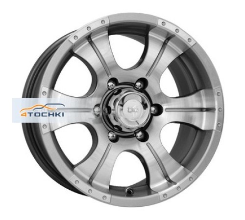 Купить диски K&K 8x16/6x139,7 ET0 D108,5 Байконур (КС465М) Дарк платинум от производителя K&K в Казани Купить диски K&K 8x16/6x139,7 ET0 D108,5 Байконур (КС465М) Дарк платинум от производителя K&K в Казани