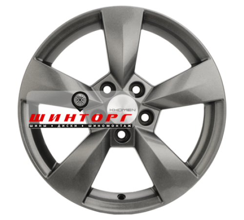 Купить диски Khomen Wheels 6x15/5x100 ET40 D57,1 KHW1504 (Polo) G-Silver от производителя Khomen Wheels в Казани