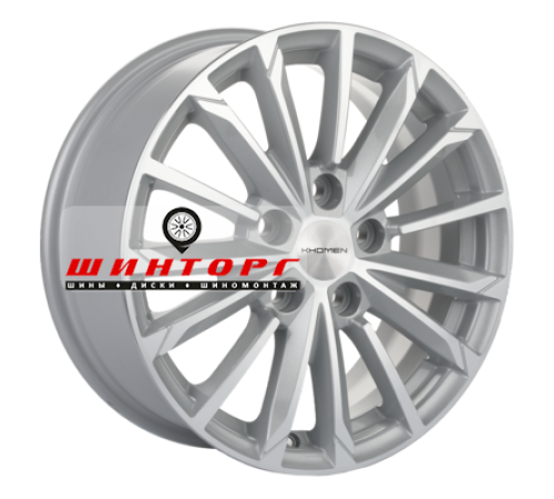 Купить диски Khomen Wheels 6,5x16/5x108 ET50 D63,3 KHW1611 (Focus) F-Silver от производителя Khomen Wheels в Казани Купить диски Khomen Wheels 6,5x16/5x108 ET50 D63,3 KHW1611 (Focus) F-Silver от производителя Khomen Wheels в Казани