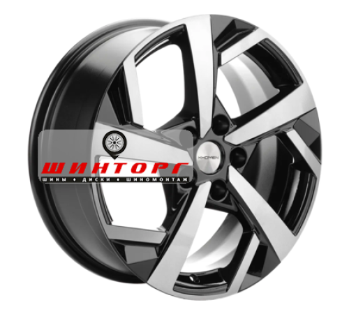 Купить диски Khomen Wheels 7x17/5x114,3 ET48 D67,1 KHW1712 (Kia K5) Black-FP от производителя Khomen Wheels в Казани