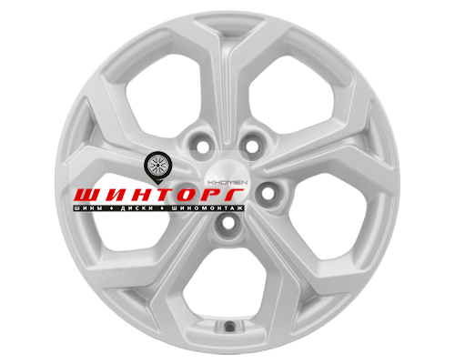 Купить диски Khomen Wheels 6,5x16/5x114,3 ET50 D66,1 KHW1606 (Renault/Nissan) F-Silver от производителя Khomen Wheels в Казани