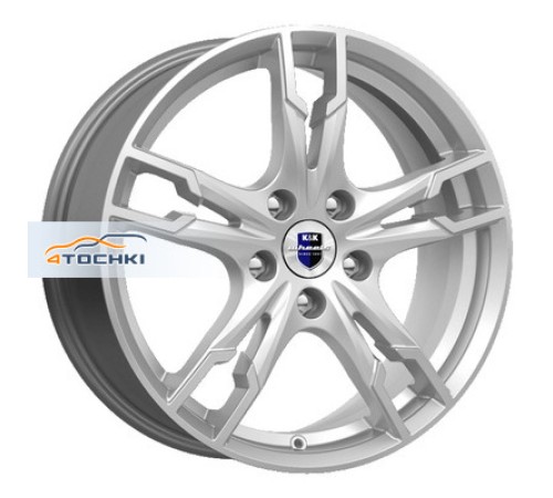 Купить диски K&K 7x17/4x100 ET38 D67,1 Солар (КС875) Сильвер SK от производителя K&K в Казани