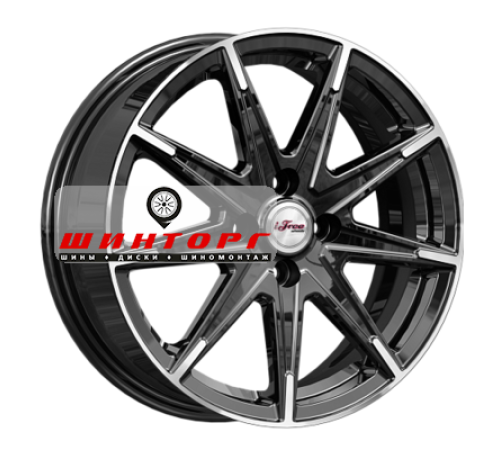 Купить диски iFree 6x16/4x100 ET45 D60,1 Хит (КС1081) Блэк Джек от производителя iFree в Казани