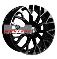 Khomen Wheels 7x17/5x114,3 ET48,5 D67,1 KHW1718 (Sportage/Tucson) Black-FP