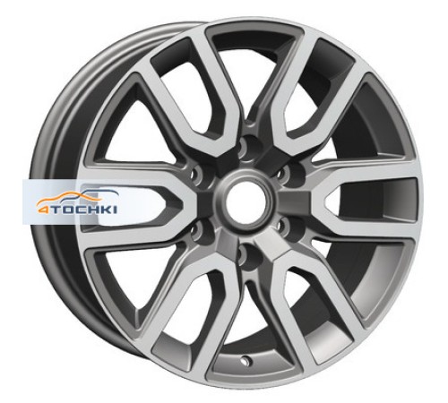 Купить диски Khomen Wheels 8x17/6x139,7 ET25 D106,1 KHW1723 (LC Prado/Lexus GX) Gray-FP от производителя Khomen Wheels в Казани