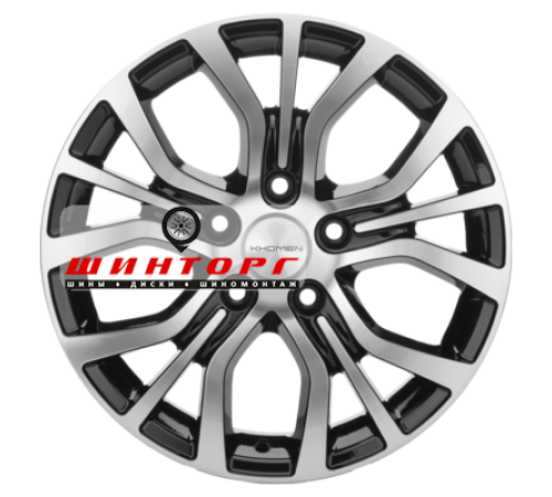 Купить диски Khomen Wheels 6,5x16/5x108 ET45 D60,1 KHW1608 (Chery Tiggo 3/Tiggo 3 Pro) Black-FP от производителя Khomen Wheels в Казани