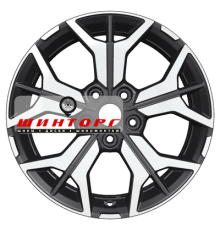 Khomen Wheels 7x17/5x114,3 ET45 D66,1 KHW1715 (Teana/X-trail) Black-FP