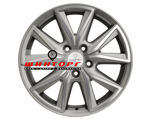 Купить диски Khomen Wheels 7x17/5x114,3 ET39 D60,1 KHW1706 (RAV4) G-Silver-FP от производителя Khomen Wheels в Казани