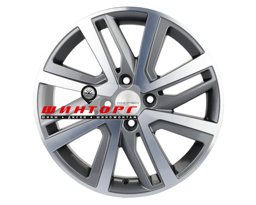 Купить диски Khomen Wheels 6x16/4x100 ET37 D60,1 KHW1609 (Stepway) Gray-FP от производителя Khomen Wheels в Казани