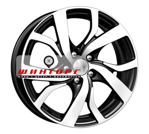 Купить диски K&K 6,5x16/5x100 ET42 D57,1 Палермо-оригинал (КС607) Алмаз черный от производителя K&K в Казани