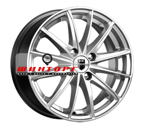 Купить диски K&K 6x15/4x100 ET45 D67,1 Пойнт Бланк (KC884) Дарк платинум от производителя K&K в Казани