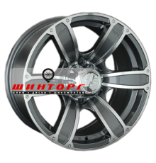 LS 8x17/6x139,7 ET10 D107,1 766 GMF (конус, Колпак+лого)