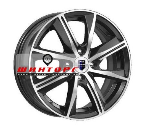 Купить диски K&K 7x17/5x108 ET43 D67,1 Арнар (КС896) Алмаз черный от производителя K&K в Казани
