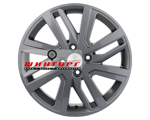 Купить диски Khomen Wheels 6x16/4x100 ET50 D60,1 KHW1609 (Vesta/Largus) Gray от производителя Khomen Wheels в Казани