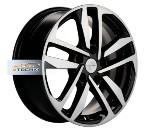 Купить диски Khomen Wheels 6,5x16/5x100 ET39 D57,1 KHW1612 (Polo) Black-FP от производителя Khomen Wheels в Казани