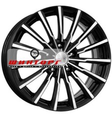 K&K 7x17/5x100 ET48 D56,1 Акцент (КС562) Алмаз черный