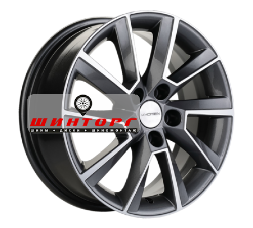 Купить диски Khomen Wheels 6x16/5x100 ET38 D57,1 KHW1604 (Kamiq/Rapid/Scala) Gray-FP от производителя Khomen Wheels в Казани