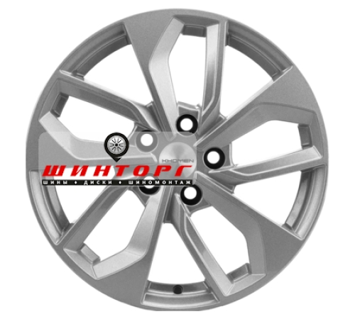 Купить диски Khomen Wheels 7x17/5x112 ET46 D66,6 KHW1703 (A4) F-Silver от производителя Khomen Wheels в Казани