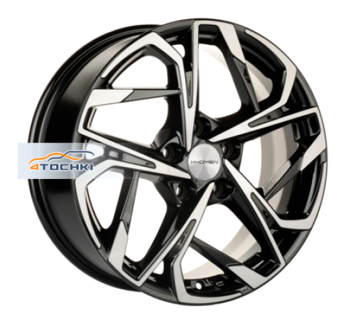 Купить диски Khomen Wheels 7x17/5x108 ET50 D63,3 KHW1716 (Kuga/Focus) Black-FP от производителя Khomen Wheels в Казани
