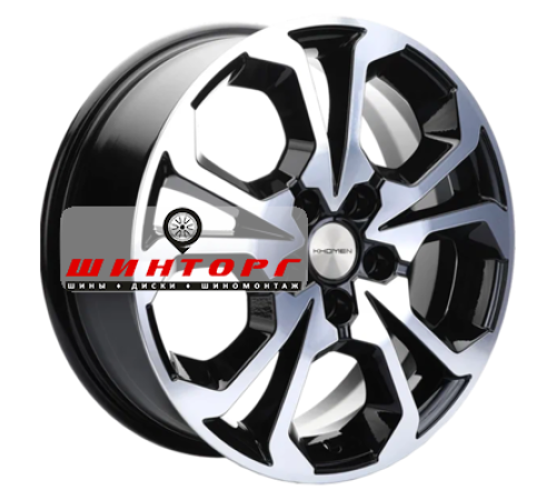 Купить диски Khomen Wheels 6,5x17/5x114,3 ET37 D66,5 KHW1711 (Jolion) Black-FP от производителя Khomen Wheels в Казани