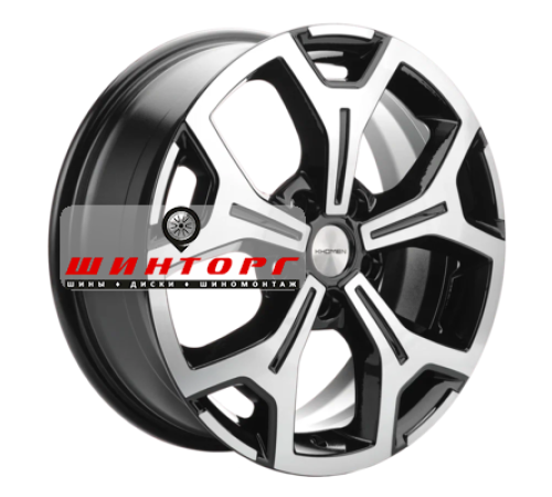 Купить диски Khomen Wheels 6,5x17/5x120 ET55 D65,1 KHW1710(2) (VW Transporter) Black-FP от производителя Khomen Wheels в Казани