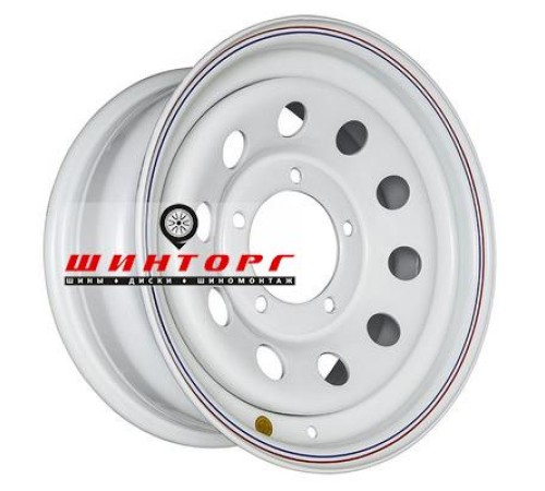 Купить диски Off-Road Wheels 8x16/5x139,7 ET-3 D110 УАЗ Белый от производителя Off-Road Wheels в Казани