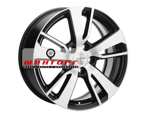 Купить диски Khomen Wheels 7x17/5x108 ET50 D63,35 KHW1704 (Ford C-Max) Black-FP от производителя Khomen Wheels в Казани