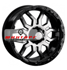 LS 7,5x17/6x139,7 ET30 D106,1 1285 BKF (конус, Колпак+лого)